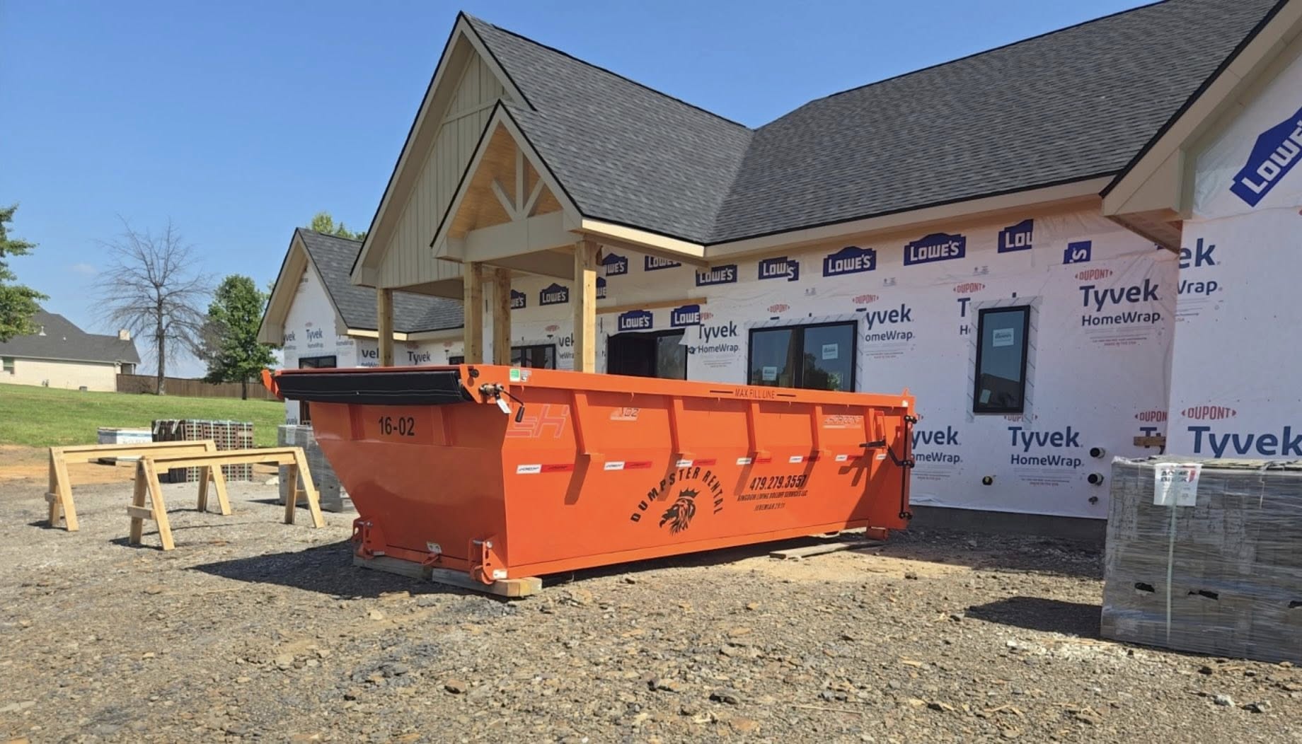 15 yard dumpster rental — Kingdom Living Rolloff